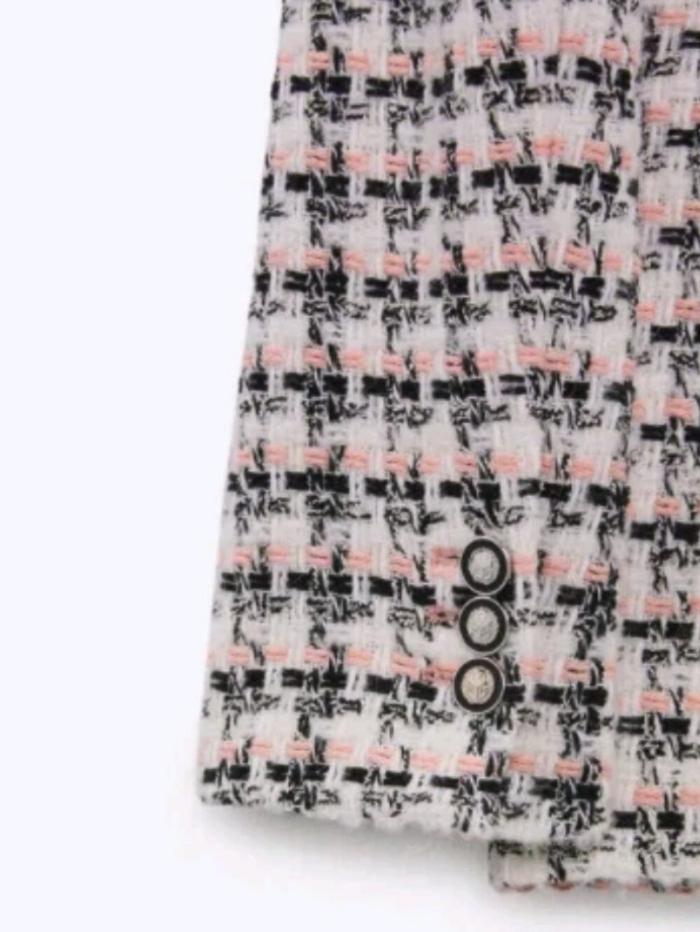 ZARA | $119 Tweed Houndstooth Blazer - Picture 8 of 8